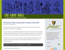 Tablet Screenshot of cavewall.jaguardesignstudio.com